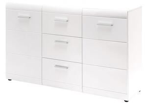 Adrian Sideboard In White With High Gloss Fronts And 2 Doors