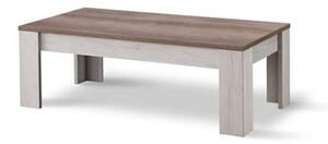 Alpina Coffee Table Rectangular In Oak And Distressed Effect Top