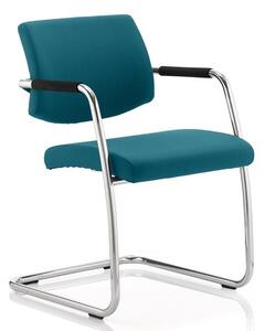 Marisa Office Chair In Kingfisher With Cantilever Frame