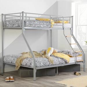 Neasa Metal Children Bunk Bed In Silver