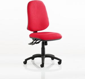 Olson Home Office Chair In Cherry With Castors