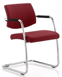 Marisa Office Chair In Chilli With Cantilever Frame