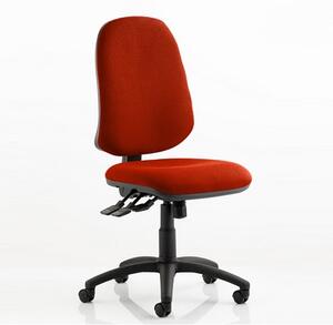 Olson Home Office Chair In Pimento With Castors