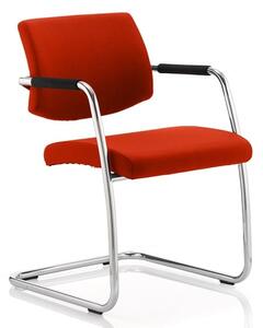 Marisa Office Chair In Pimento With Cantilever Frame