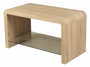 Cannock Wooden Coffee Table Rectangular In Sonoma Oak