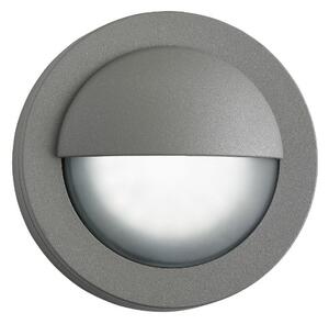 Outdoor Round LED Wall Light With Acid Glass