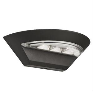 Mississippi Semi Circle Outdoor Wall Bracket In Dark Grey