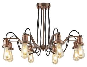 Olivia 8 Light Ceiling Light In Antique Copper