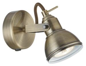 Focus Wall Spot Light In Antique Brass