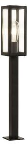 Box Outdoor 1 Light Tall Head Post In Black