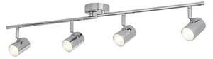 Rollo 4 Light Ceiling Split Bar In Chrome