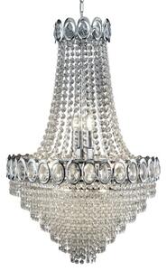 Louis Philipe 11 Light Chandelier In Chrome