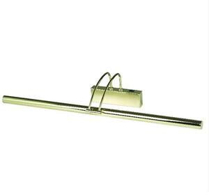 Polished Brass Picture Light With Adjustable Head