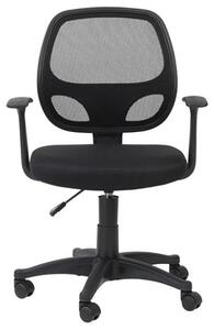 Davis Fabric Home And Office Chair In Black