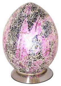 Mosaic Purple Egg Lamp