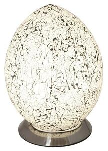 Mosaic White Egg Lamp