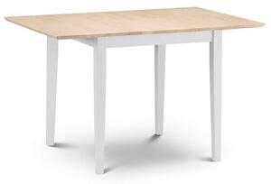 Ranee Wooden Extendable Dining Table In Ivory Off White