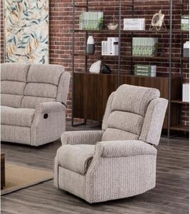 Curtis Fabric Recliner Sofa Chair In Natural