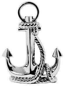 Emily Contemporary Ceramic Anchor In Silver