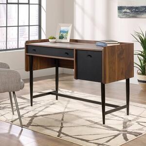 Hamlet Wooden Laptop Desk With 2 Drawers In Walnut