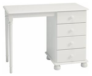 Richland Wooden Dressing Table With 4 Drawers In Off White