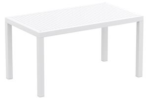 Aboyne Outdoor Rectangular 140cm Dining Table In White