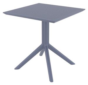 Shipley Outdoor Square 70cm Dining Table In Dark Grey
