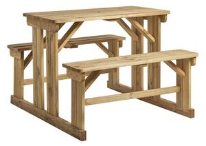 Nentwich Outdoor Walk-In 8 Seater Poseur Dining Set In Natural