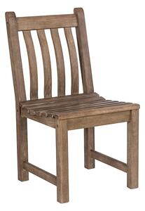 Strox Outdoor Wooden Dining Chair In Chestnut