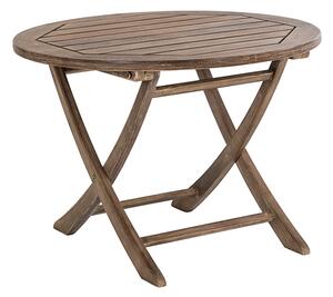 Strox Outdoor Occasional Wooden Side Table In Chestnut