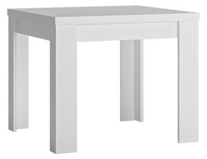 Lyco 90cm Extending High Gloss Dining Table In White