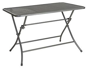 Prats Outdoor Metal 1100mm Folding Dining Table In Grey