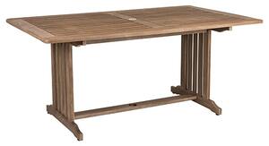 Strox Outdoor 1660mm Wooden Dining Table In Chestnut