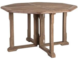 Strox Outdoor Gateleg 1200mm Wooden Dining Table In Chestnut