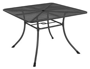 Prats Outdoor Square 1100mm Metal Dining Table In Grey