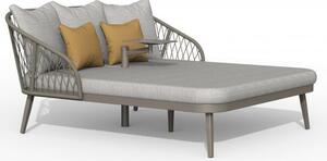 Seras Outdoor Daybed In Mottled Sand