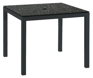 Pengta Outdoor 90cm Ceramic Dining Table In Slate and Charcoal