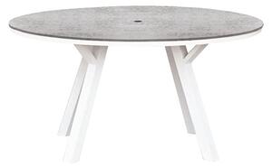 Pengta Outdoor Round 150cm Ceramic Top Dining Table In Stone