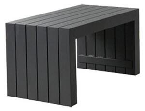 Dunstar Outdoor Heavy Weight Aluminium Coffee Table In Charcoal