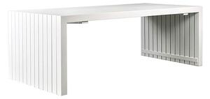 Dunstar Outdoor 220cm Aluminium Dining Table In White