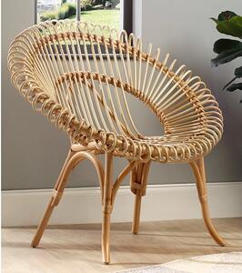 Suzano Natural Rattan Wicker Chair In Natural