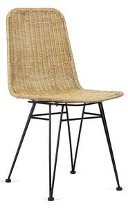 Puqi Rattan Dining Chair In Natural