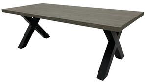 Dallas Rectangular 1800mm Wooden Dining Table In Grey