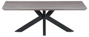 Manhattan Rectangular Wooden Coffee Table In Grey