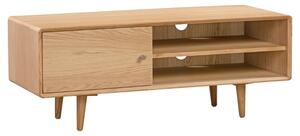 Javion Wooden TV Stand With 1 Door In Natural Oak