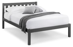 Lajita Wooden Double Bed In Anthracite