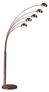 Zeiss 5 Arched Lights Floor Lamp With EU Plug In Warm Copper