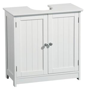 Partland Wooden Under Sink Cabinet In White