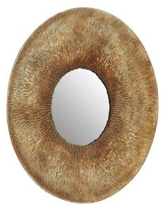 Annie Small Wall Bedroom Mirror In Gold Metal Frame