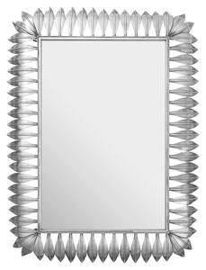 Cascade Wall Bedroom Mirror In Silver Leaf Frame